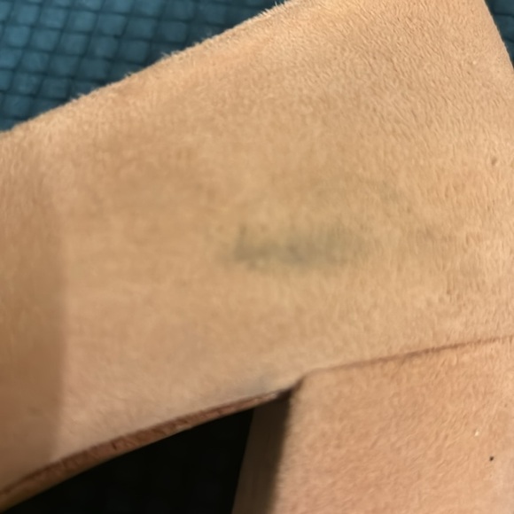 Marc Fisher Caitlin Pointy Toe Slip-On Dress Pumps Sz 9M Suede Leather Blush - Picture 7 of 7